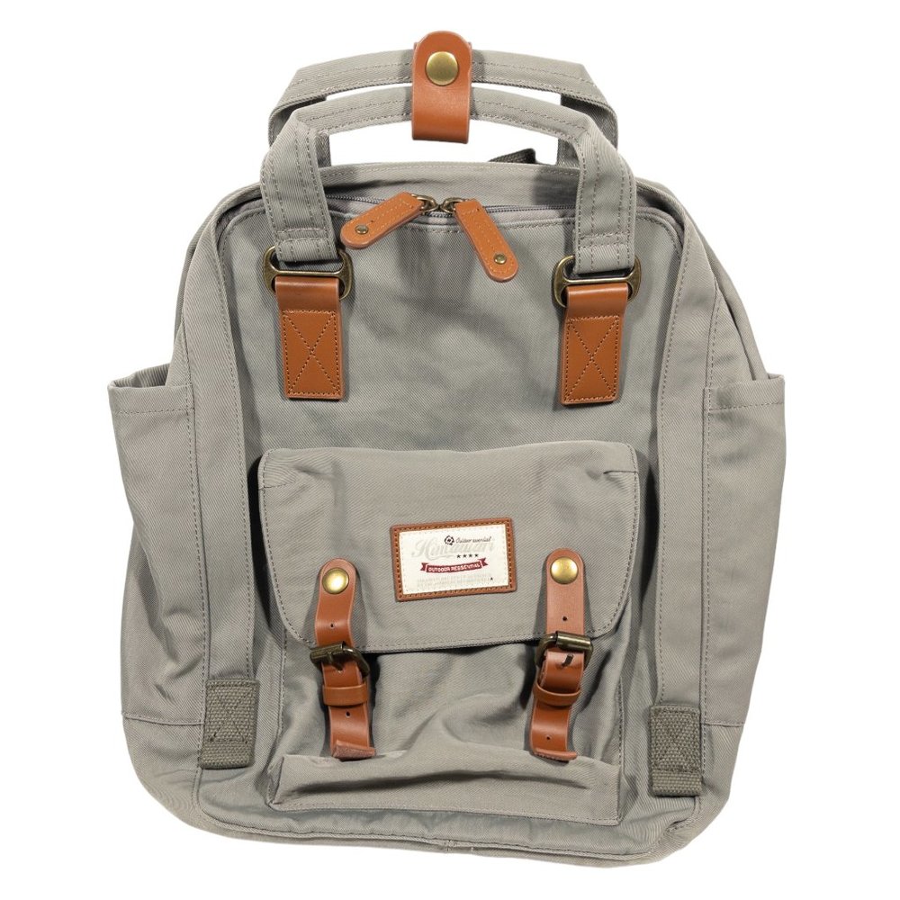 Himawari Japanese Gray School Laptop Double Handle Backpack Bag